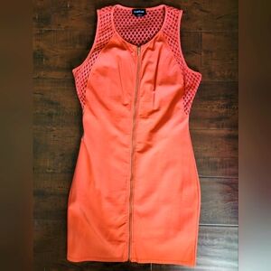 Orange Sleeveless Dress